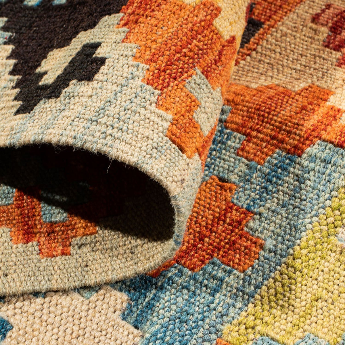 Tappeto Kelim - Splash - 89 x 63 cm - multicolore