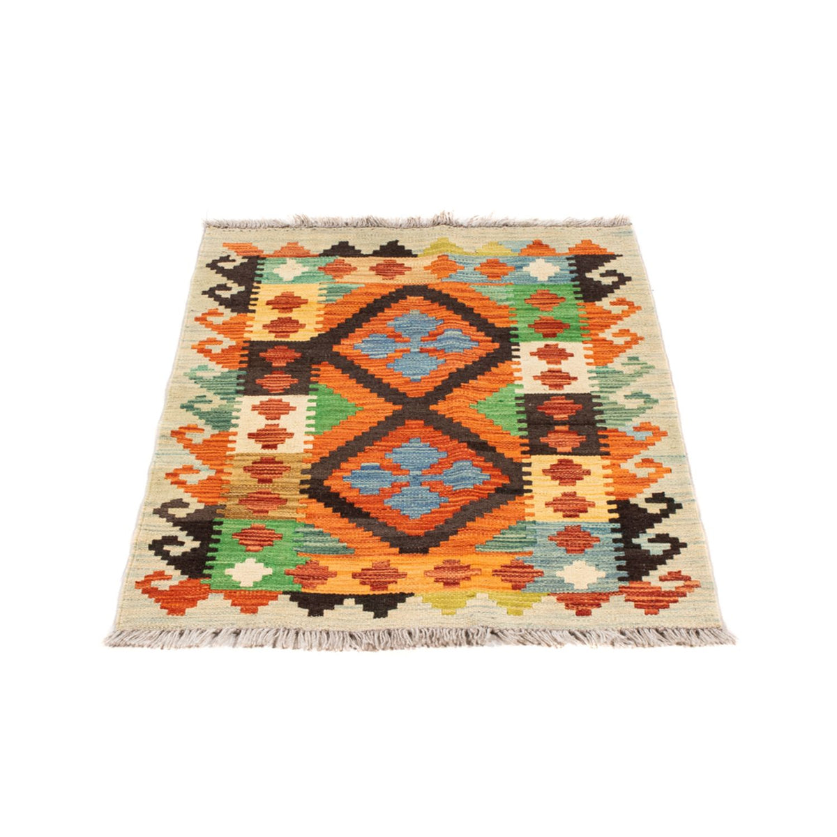 Tappeto Kelim - Splash - 89 x 63 cm - multicolore