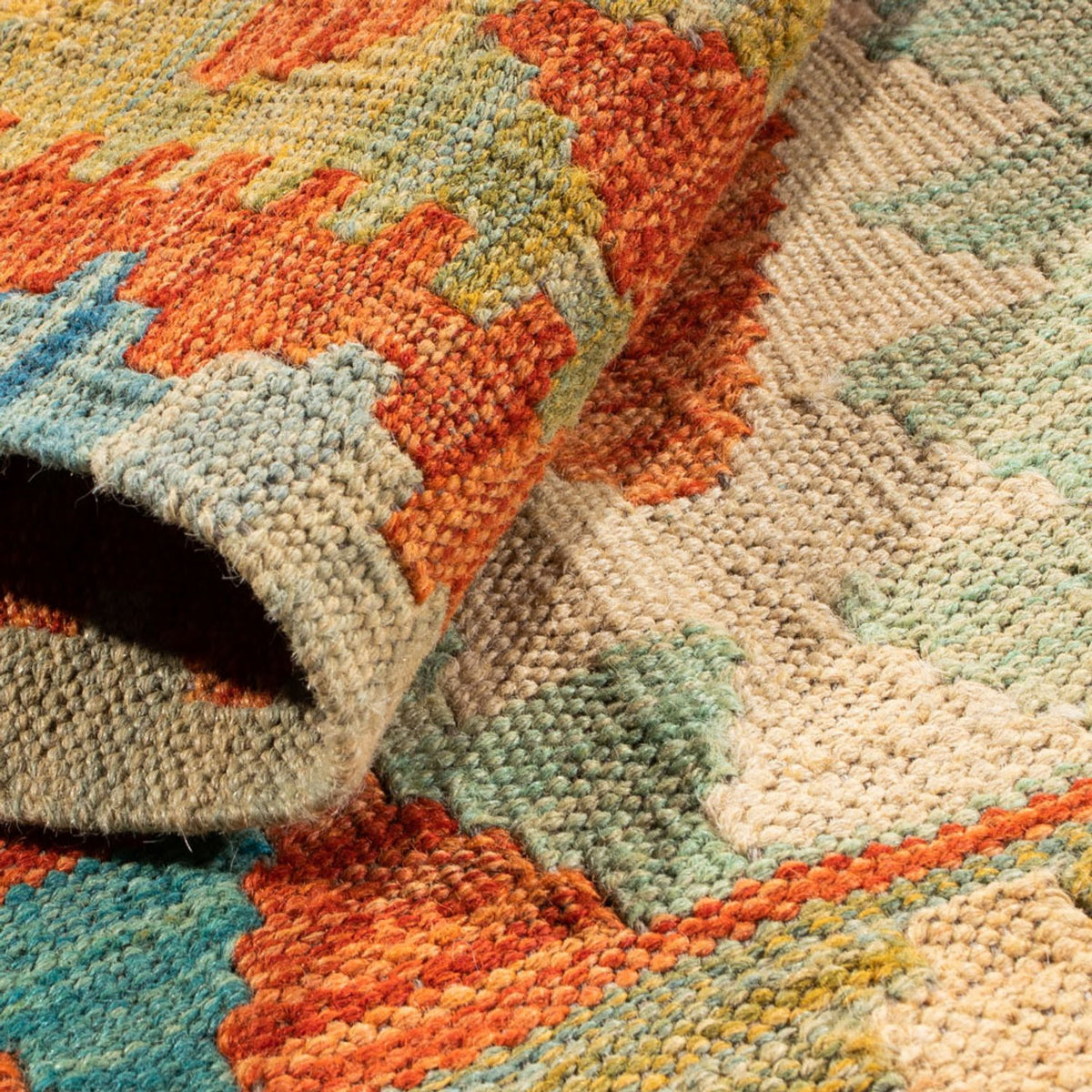 Tappeto Kelim - Splash - 89 x 63 cm - multicolore