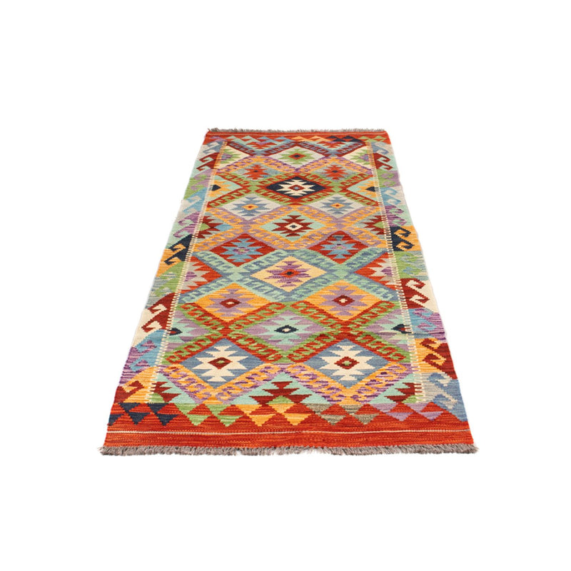 Tappeto corsia Tappeto Kelim - Splash - 204 x 79 cm - multicolore