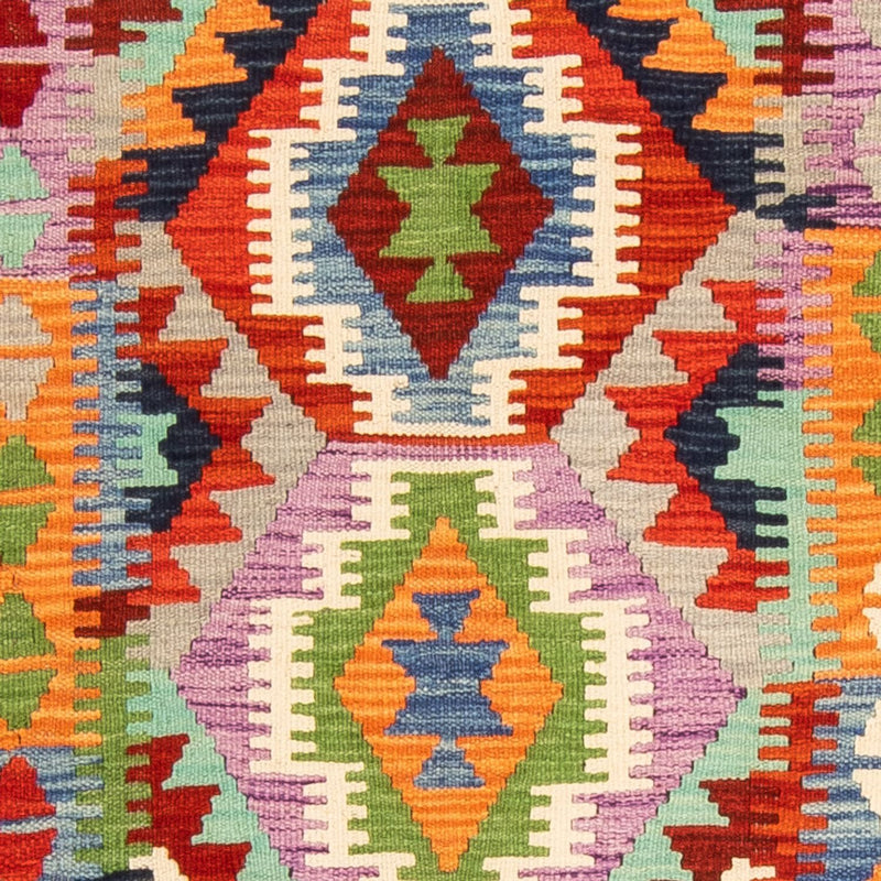 Tappeto corsia Tappeto Kelim - Splash - 208 x 86 cm - multicolore