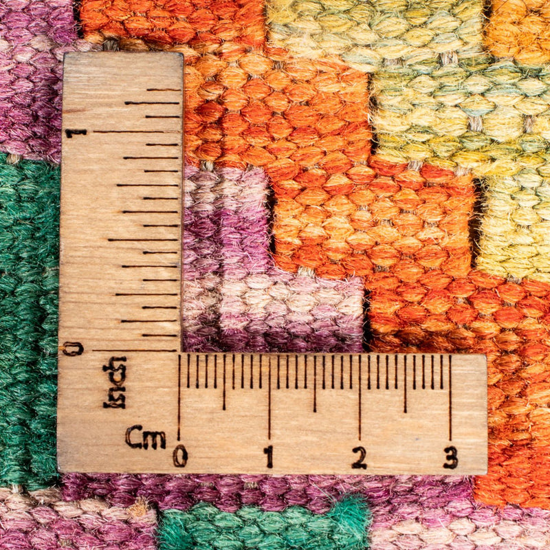 Tappeto corsia Tappeto Kelim - Splash - 297 x 86 cm - multicolore