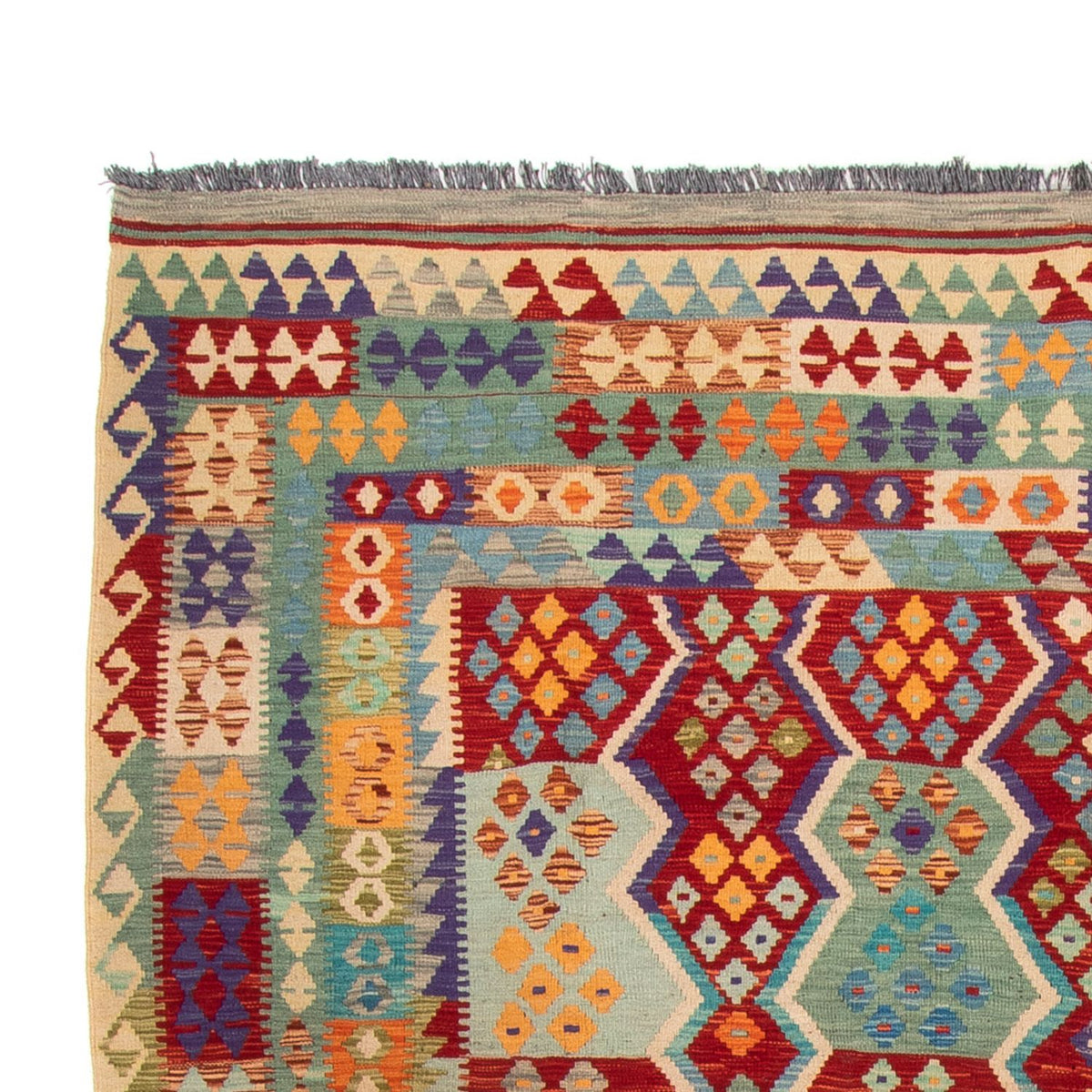 Tappeto Kelim - Splash - 359 x 247 cm - multicolore