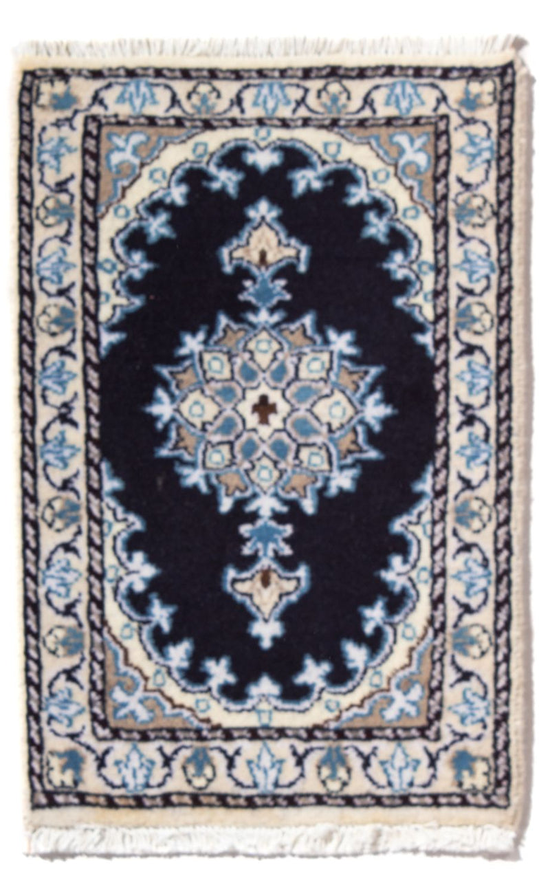 Tappeto Persero - Nain - 60 x 40 cm - blu scuro