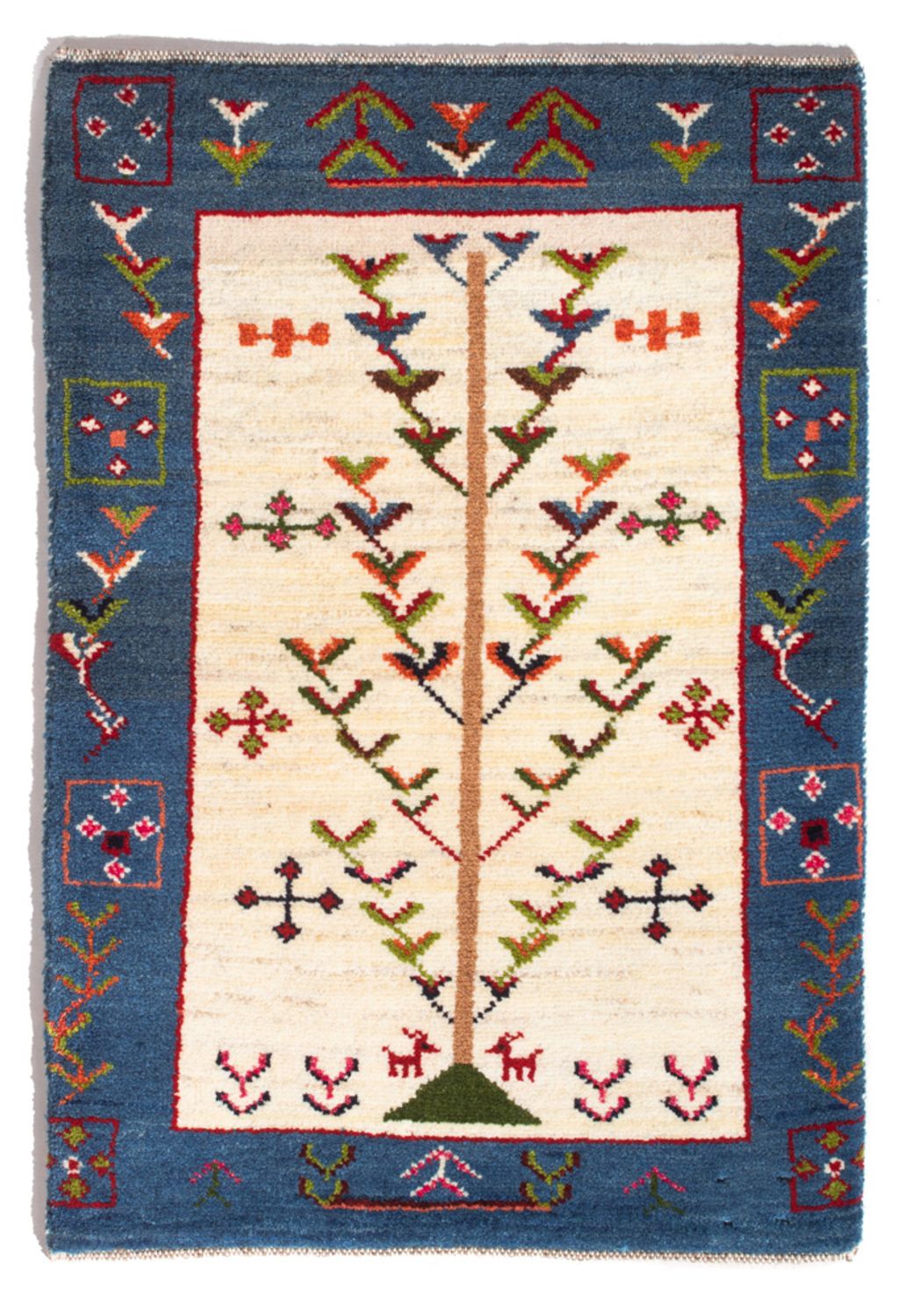 Tappeto Gabbeh - Persero - 92 x 63 cm - multicolore