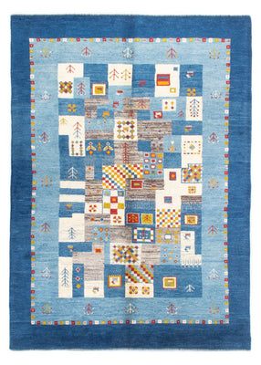 Tappeto Gabbeh - Persero - 204 x 151 cm - blu