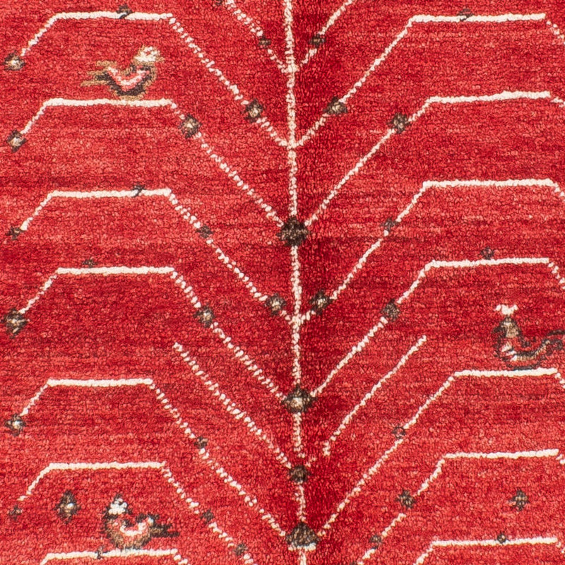 Tappeto Gabbeh - Persero - 191 x 147 cm - rosso