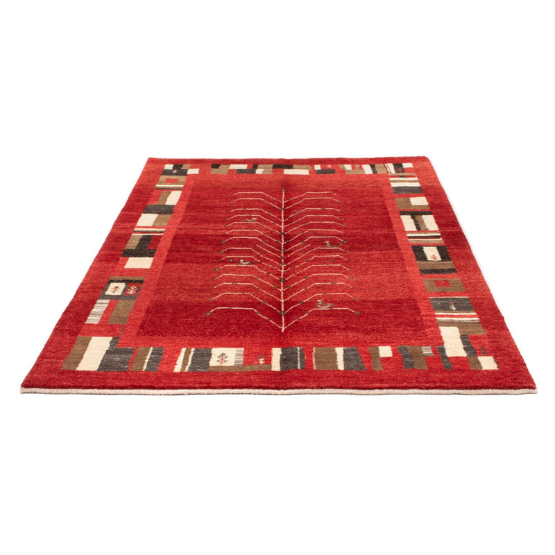 Tappeto Gabbeh - Persero - 191 x 147 cm - rosso