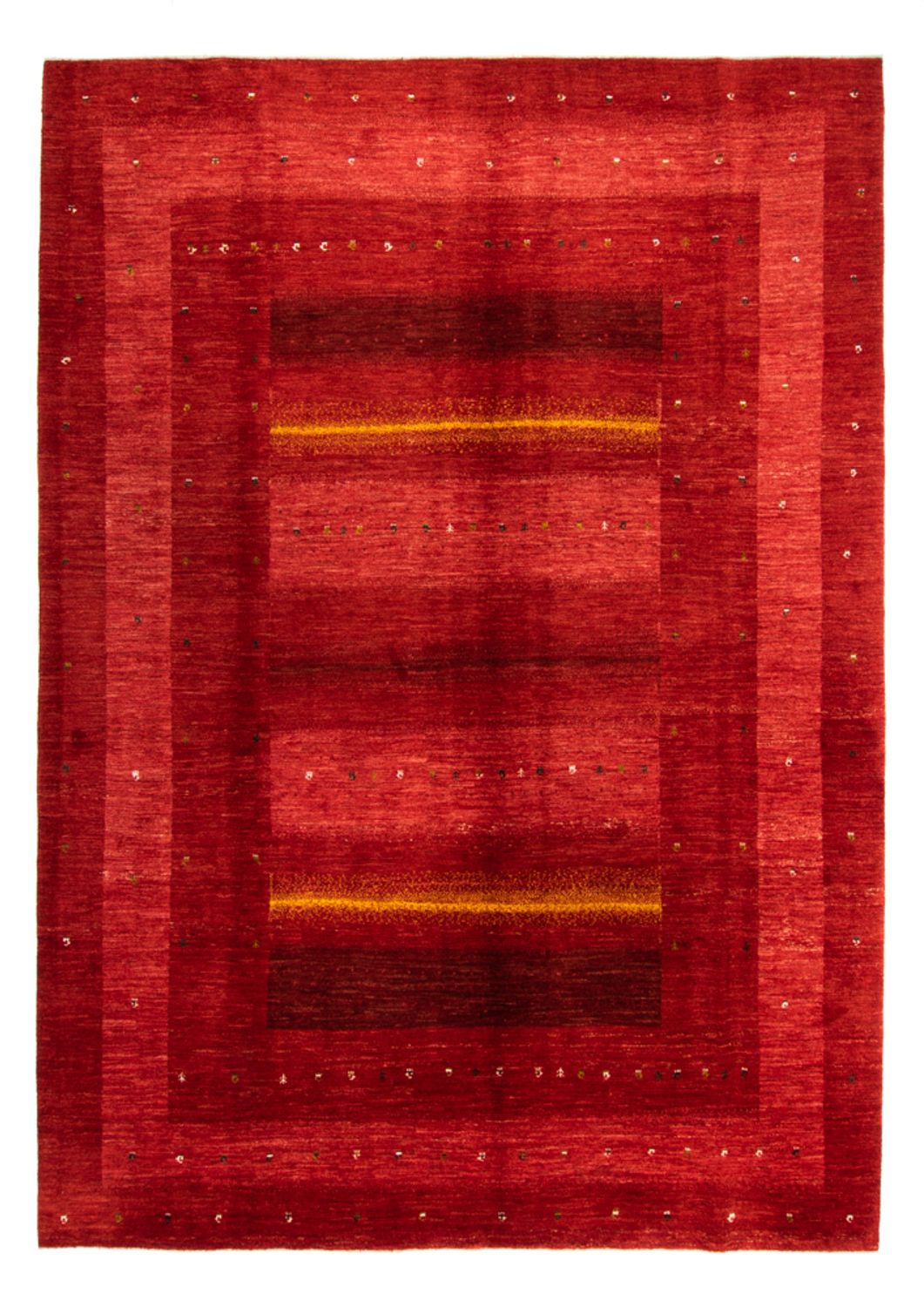 Tappeto Gabbeh - Loribaft Persero - 347 x 257 cm - rosso