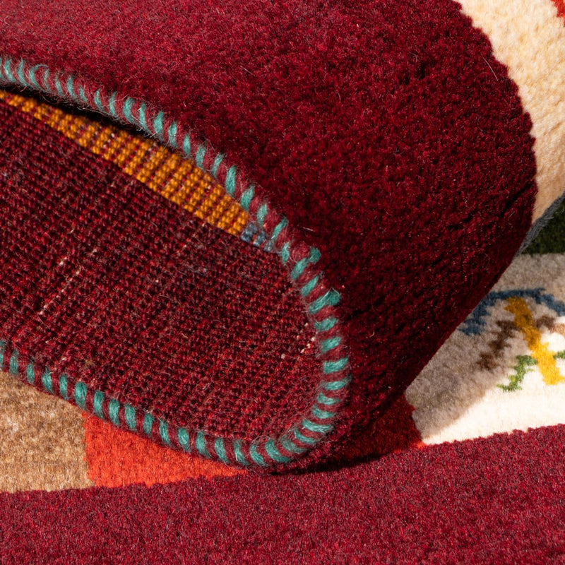 Tappeto Gabbeh - Persero - 88 x 61 cm - multicolore