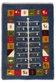 Gabbeh persiano Tappeto 90x62cm - Perserteppich Wollteppich
