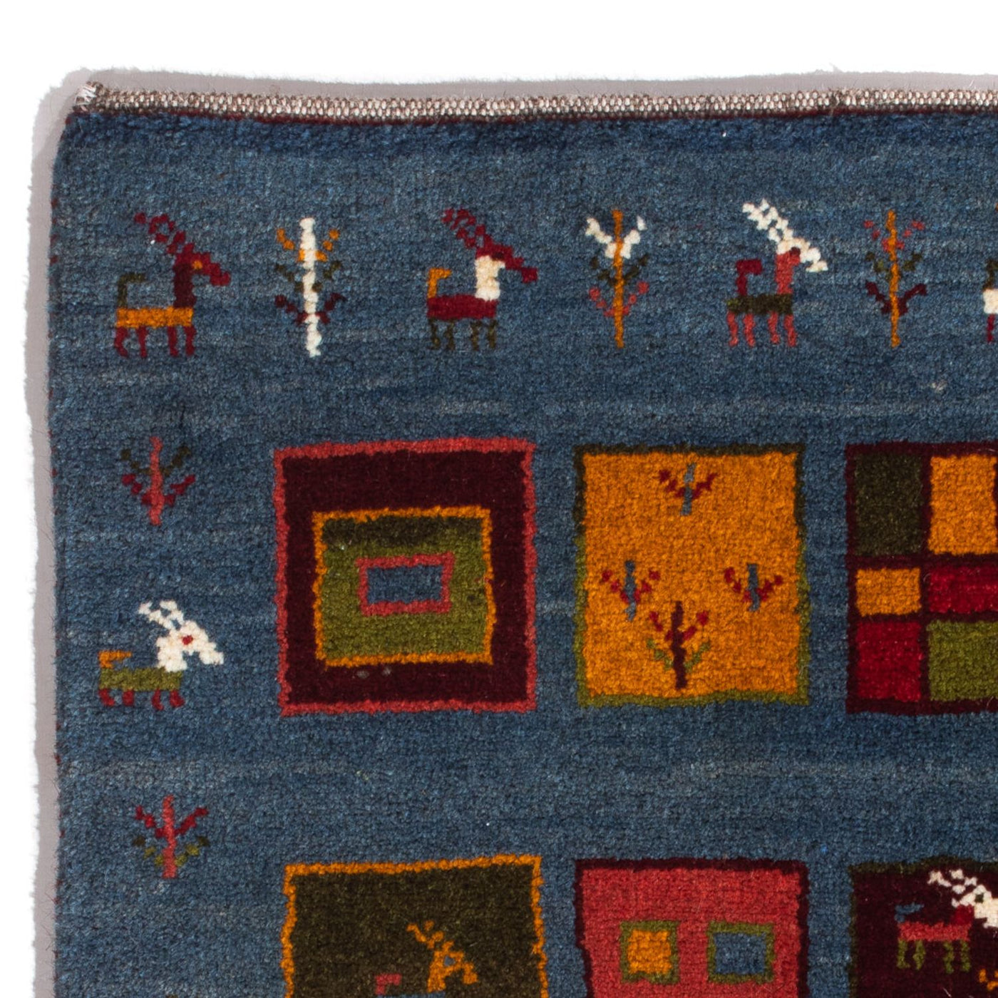 Gabbeh persiano Tappeto 90x65cm - Perserteppich Wollteppich