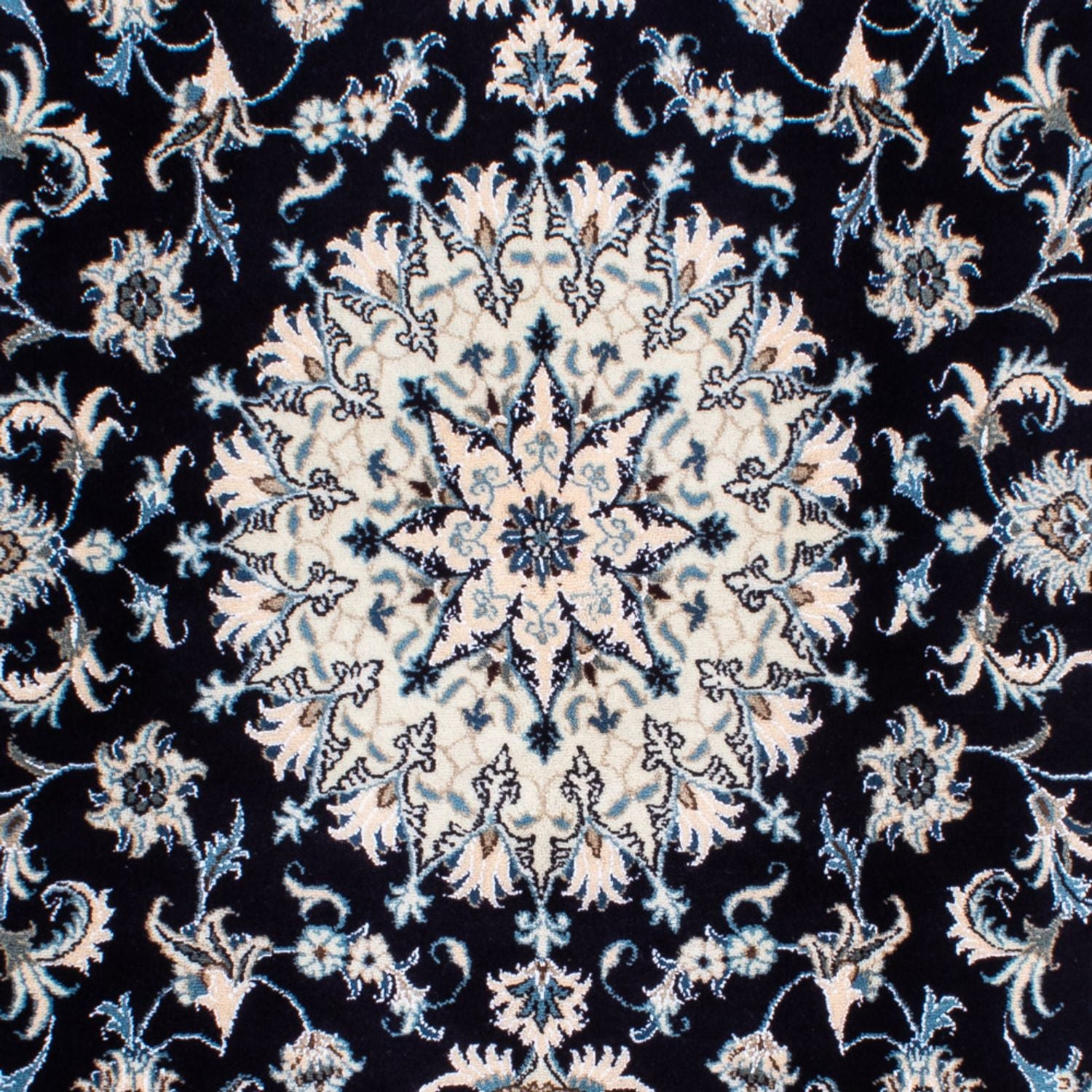 Tappeto Persero - Nain - 239 x 166 cm - blu scuro