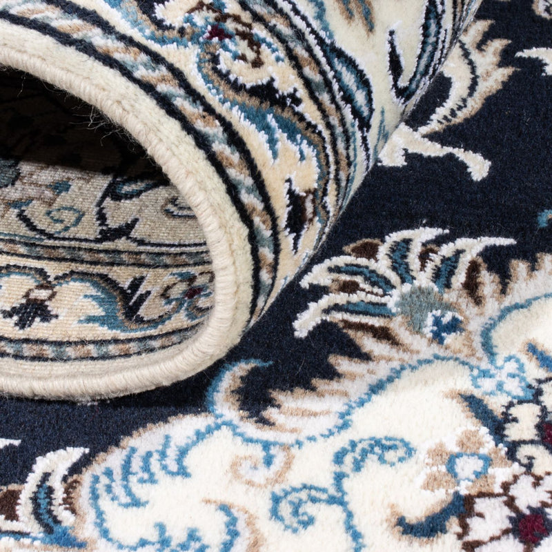 Tappeto Persero - Nain - 236 x 168 cm - blu scuro