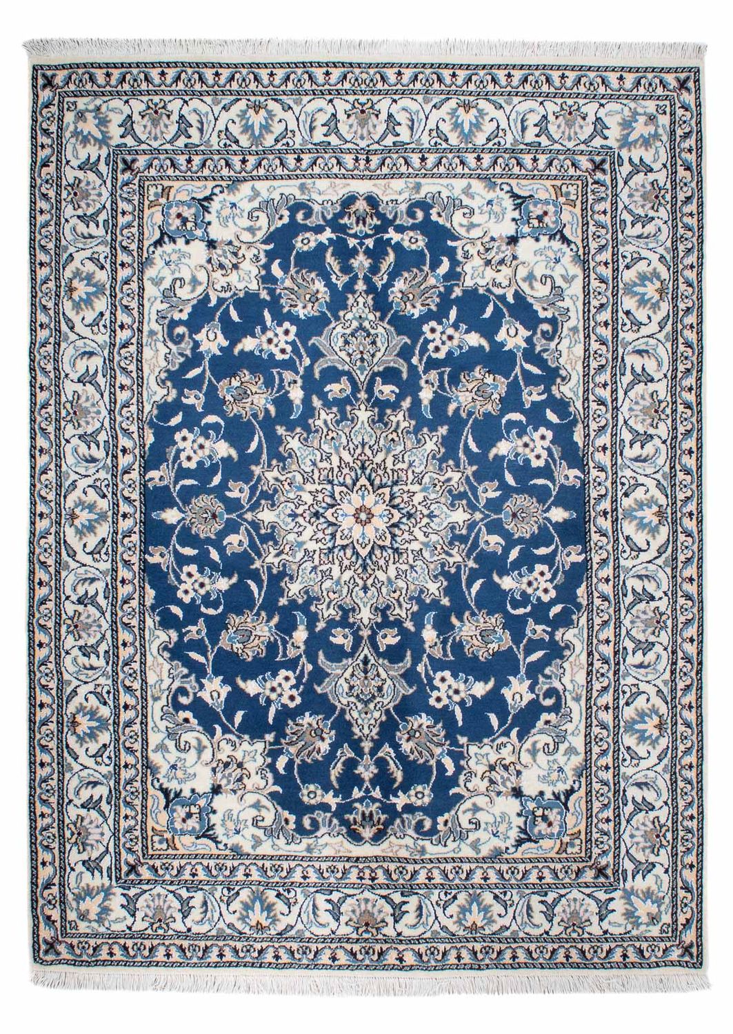Tappeto Persero - Nain - 200 x 145 cm - blu