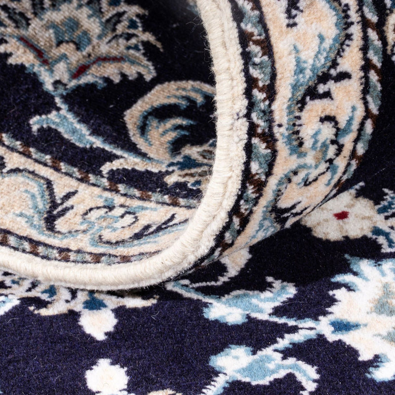 Tappeto corsia Tappeto Persero - Nain - 374 x 77 cm - blu scuro