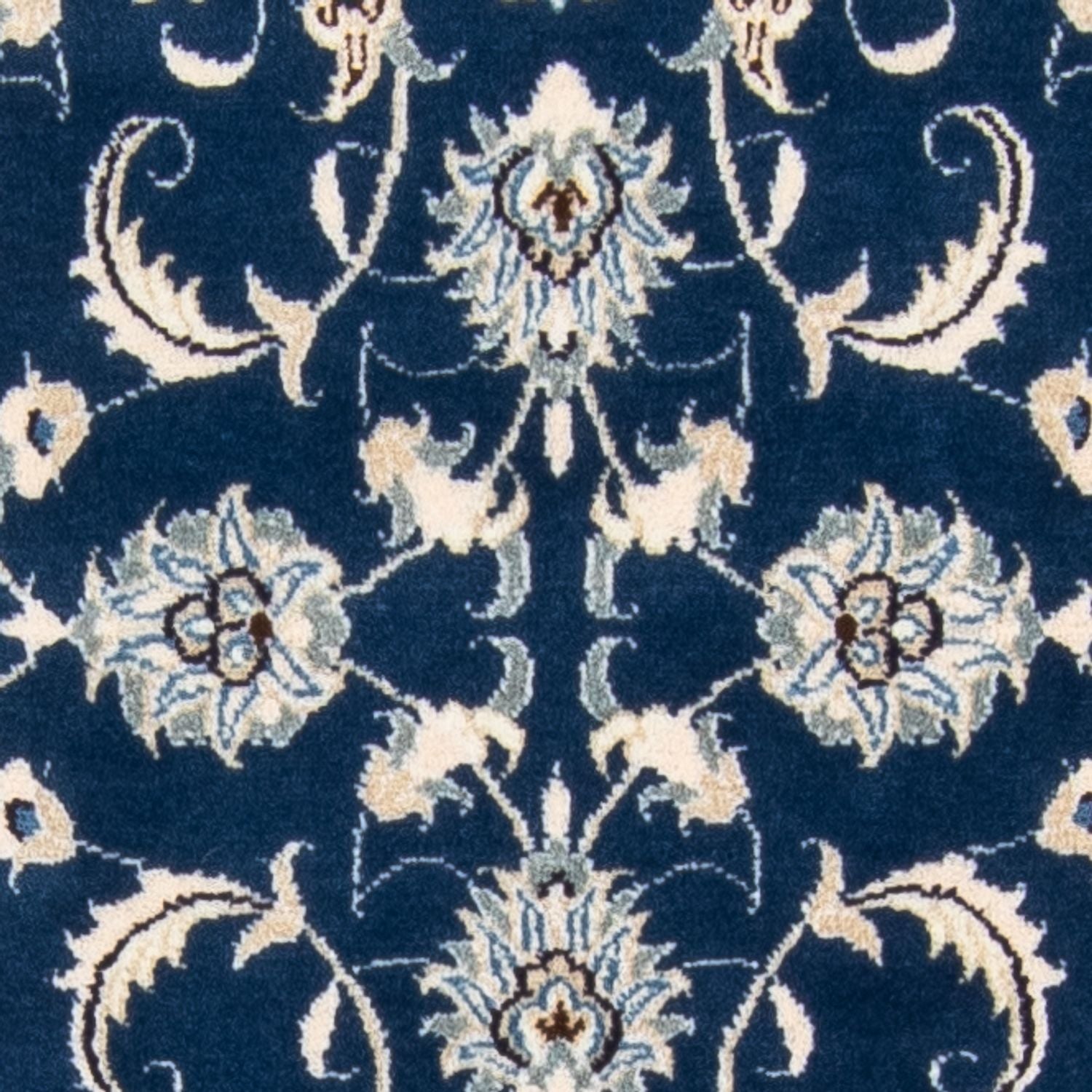 Tappeto corsia Tappeto Persero - Nain - 254 x 79 cm - blu scuro