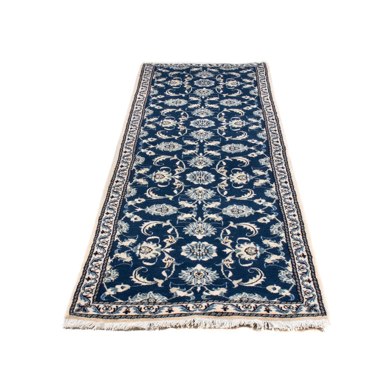 Tappeto corsia Tappeto Persero - Nain - 254 x 79 cm - blu scuro