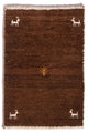 Gabbeh persiano Tappeto 60x40cm - Perserteppich Wollteppich
