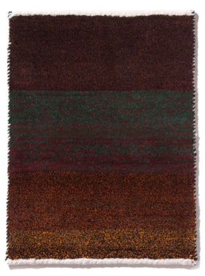 Tappeto Gabbeh - Persero - 60 x 40 cm - rosso bordeaux