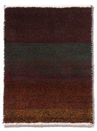 Tappeto Gabbeh - Persero - 60 x 40 cm - rosso bordeaux