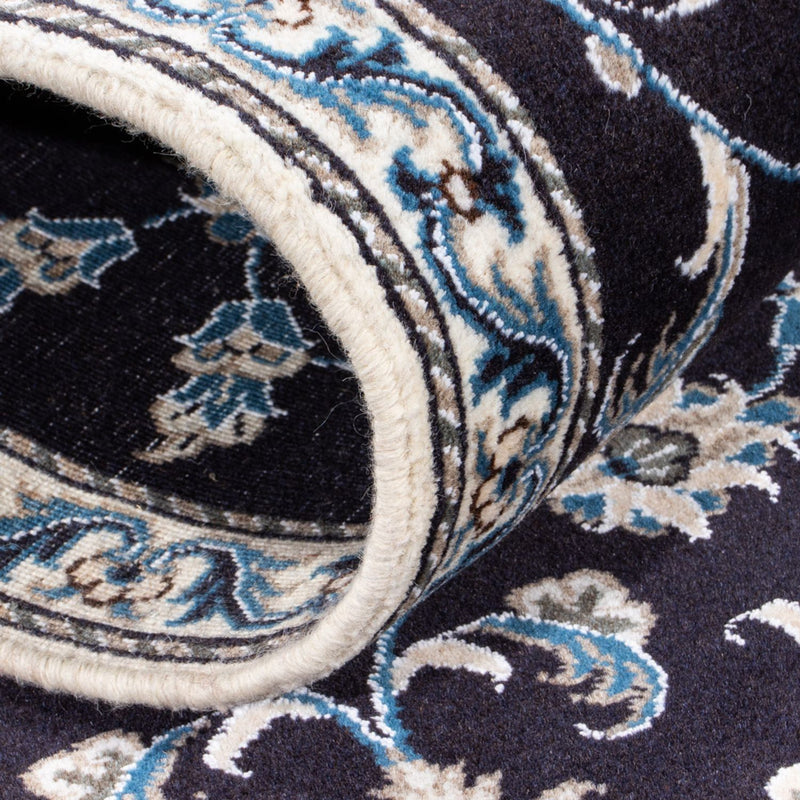Tappeto corsia Tappeto Persero - Nain - 291 x 78 cm - blu scuro