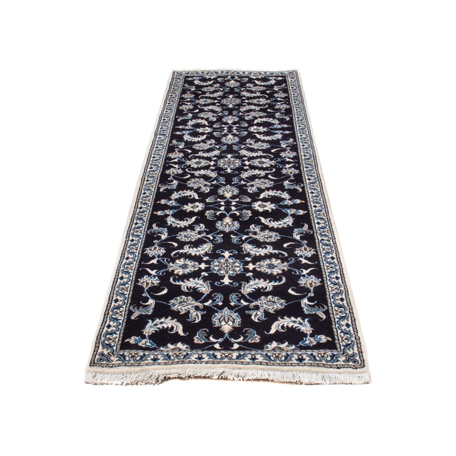 Tappeto corsia Tappeto Persero - Nain - 291 x 78 cm - blu scuro