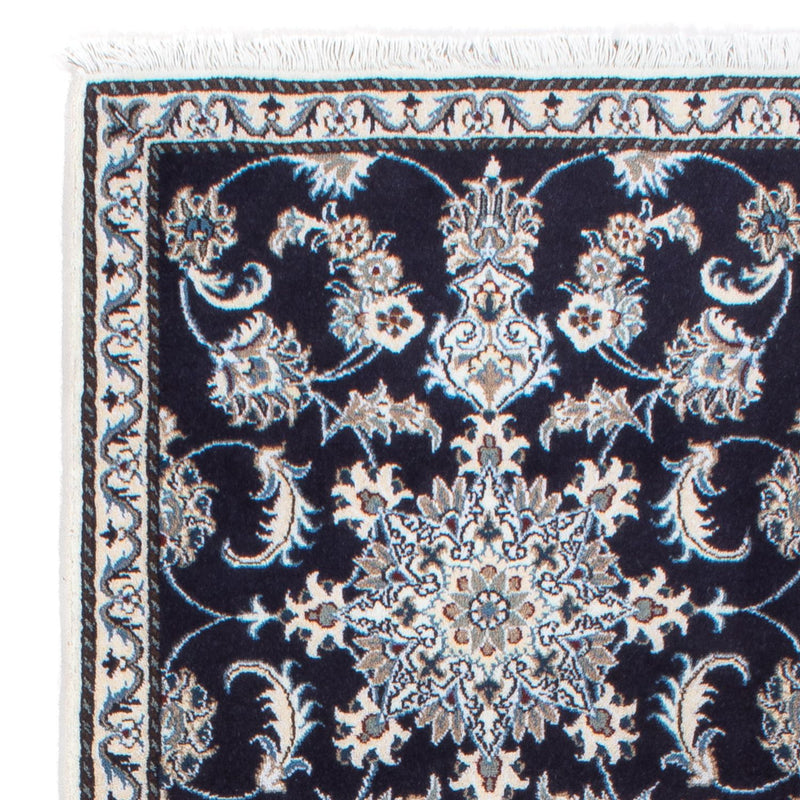 Tappeto corsia Tappeto Persero - Nain - 200 x 79 cm - blu scuro