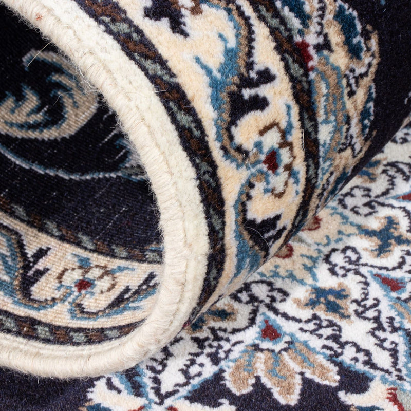 Tappeto corsia Tappeto Persero - Nain - 200 x 79 cm - blu scuro