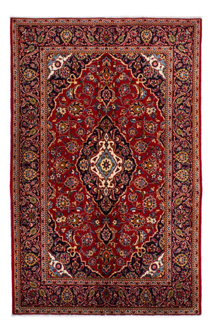 Tappeto Persero - Keshan - 214 x 142 cm - rosso