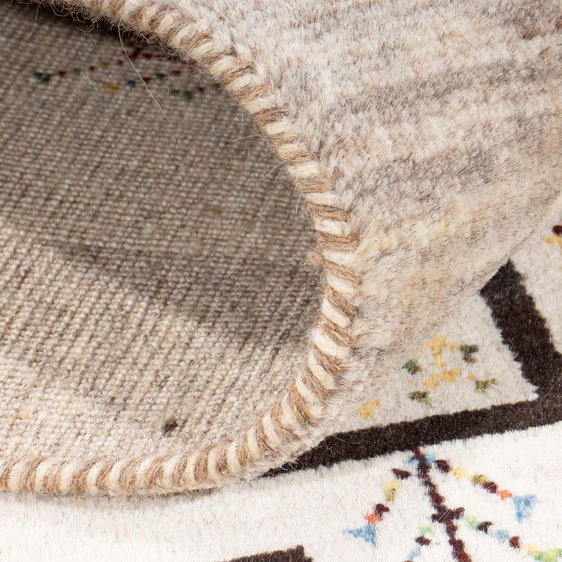 Tappeto corsia Tappeto Gabbeh - Loribaft Persero - 199 x 87 cm - naturale