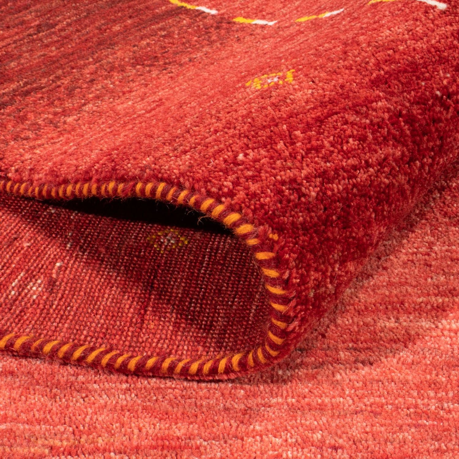 Tappeto Gabbeh - Persero - 253 x 177 cm - rosso