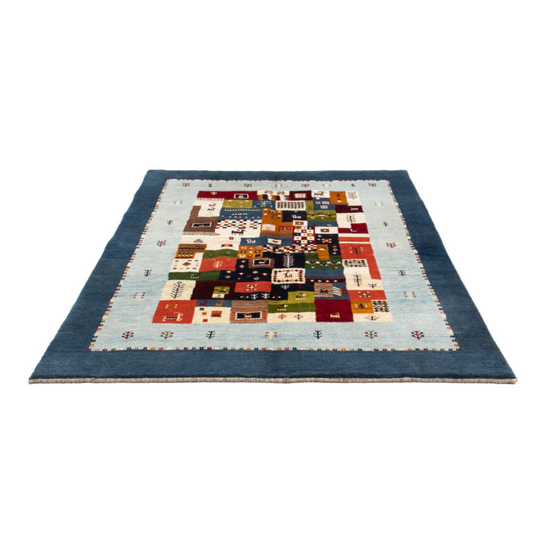 Tappeto Gabbeh - Persero - 197 x 156 cm - blu