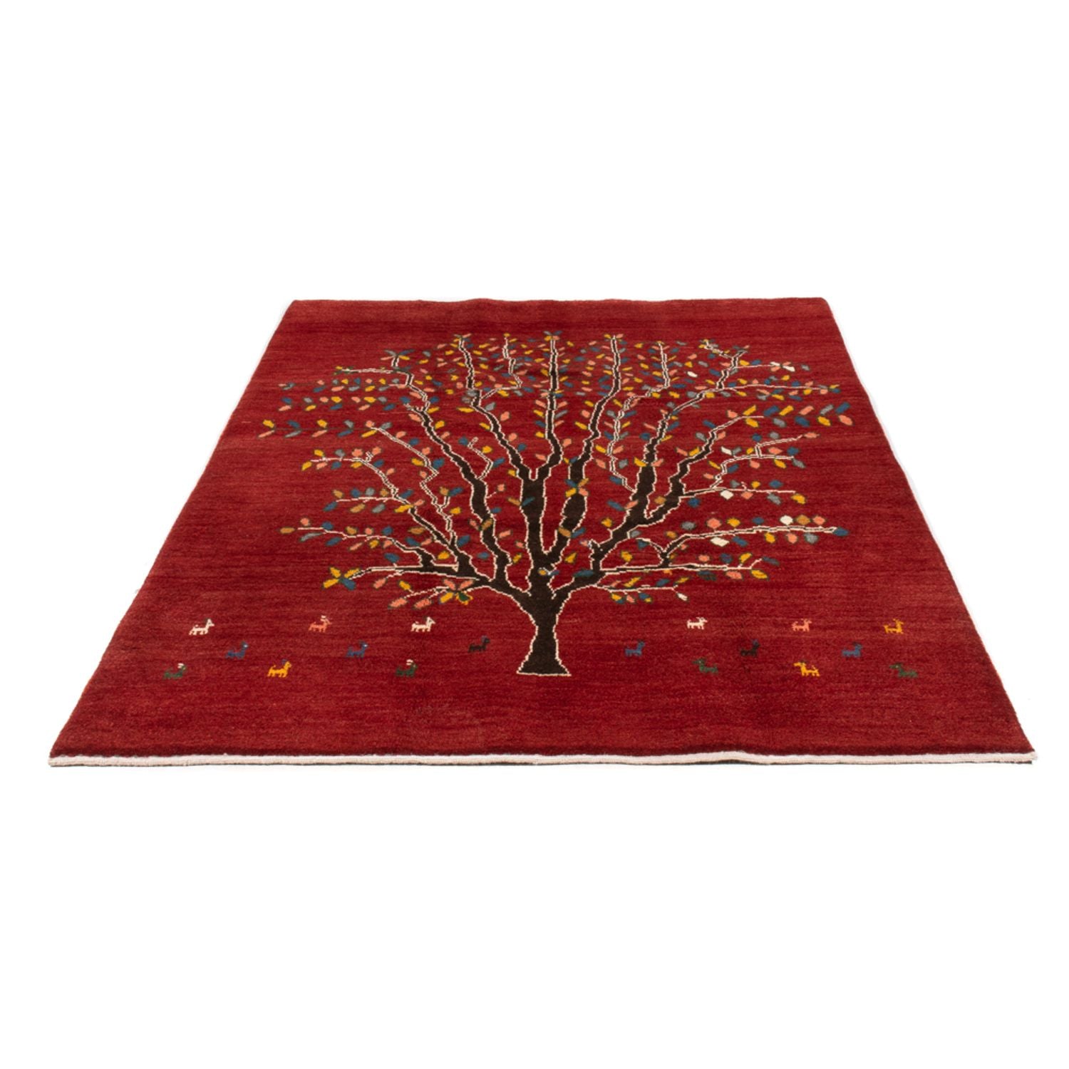 Tappeto Gabbeh - Persero - 204 x 150 cm - rosso