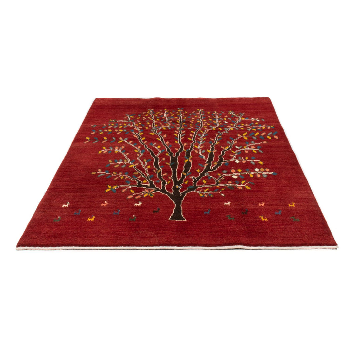 Tappeto Gabbeh - Persero - 204 x 150 cm - rosso