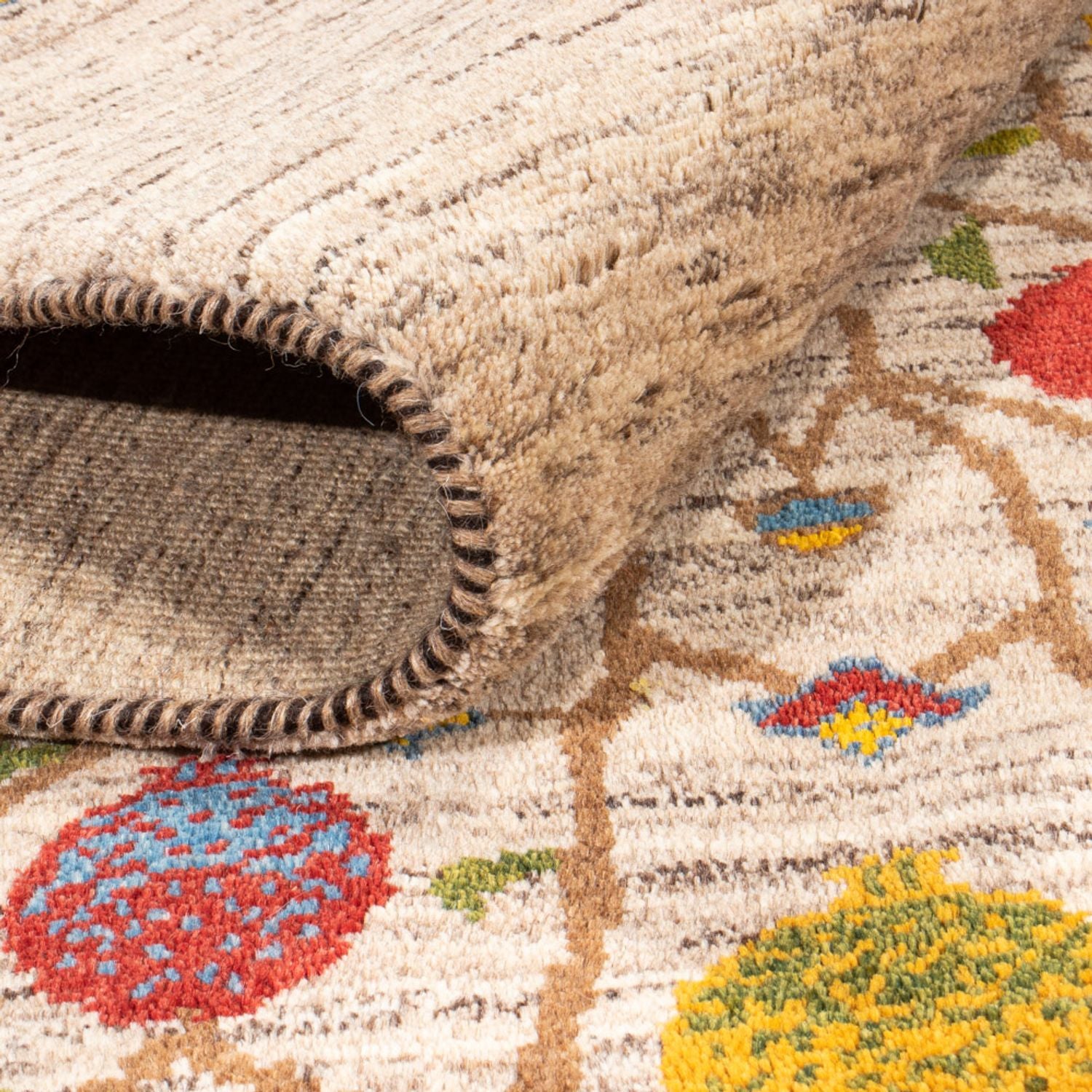 Tappeto Gabbeh - Persero - 201 x 148 cm - naturale