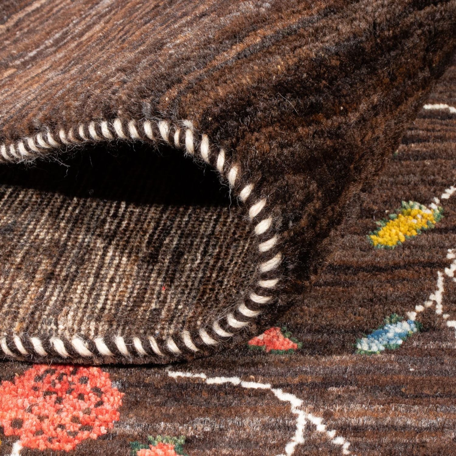 Tappeto Gabbeh - Loribaft Persero - 260 x 172 cm - marrone