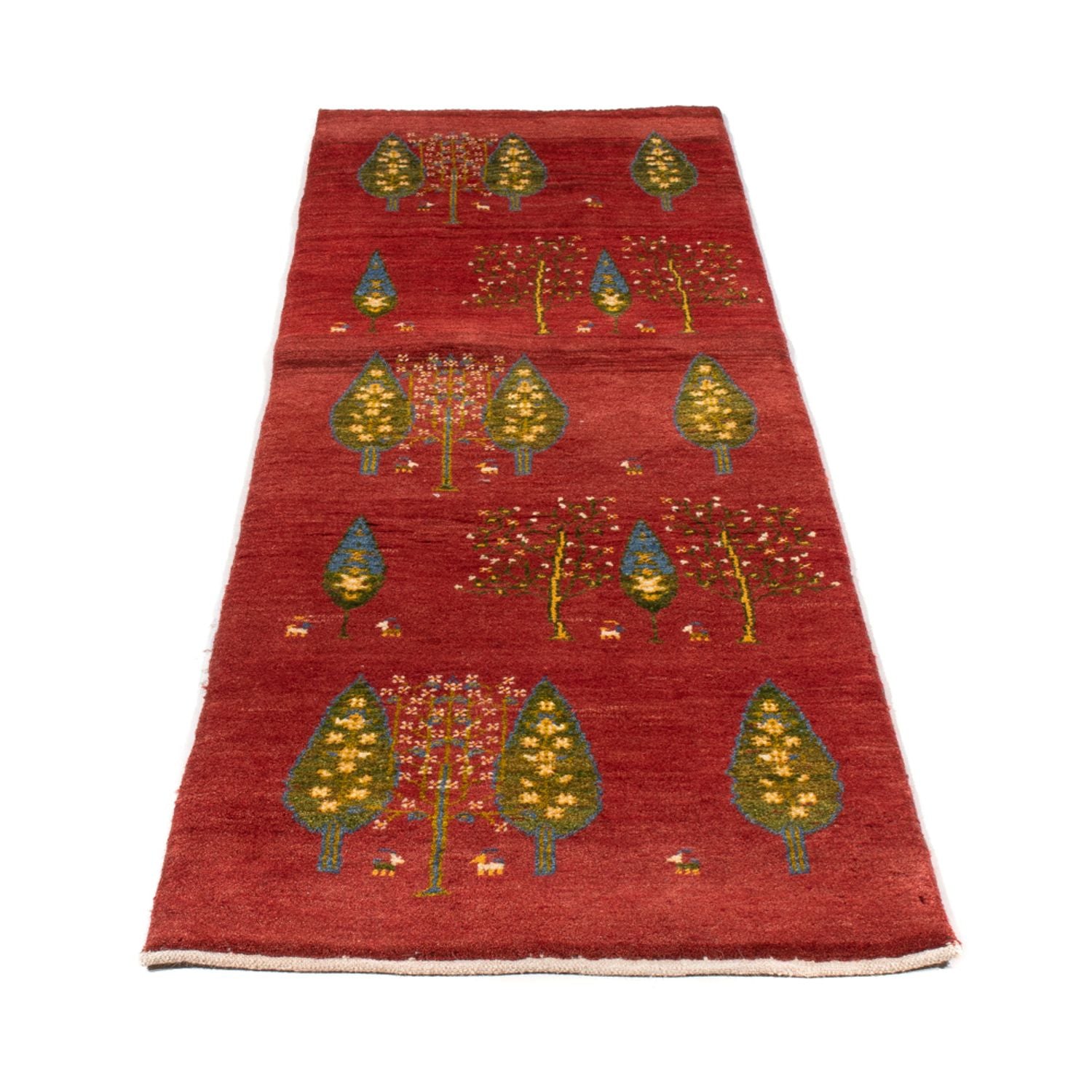 Tappeto corsia Tappeto Gabbeh - Persero - 240 x 70 cm - rosso