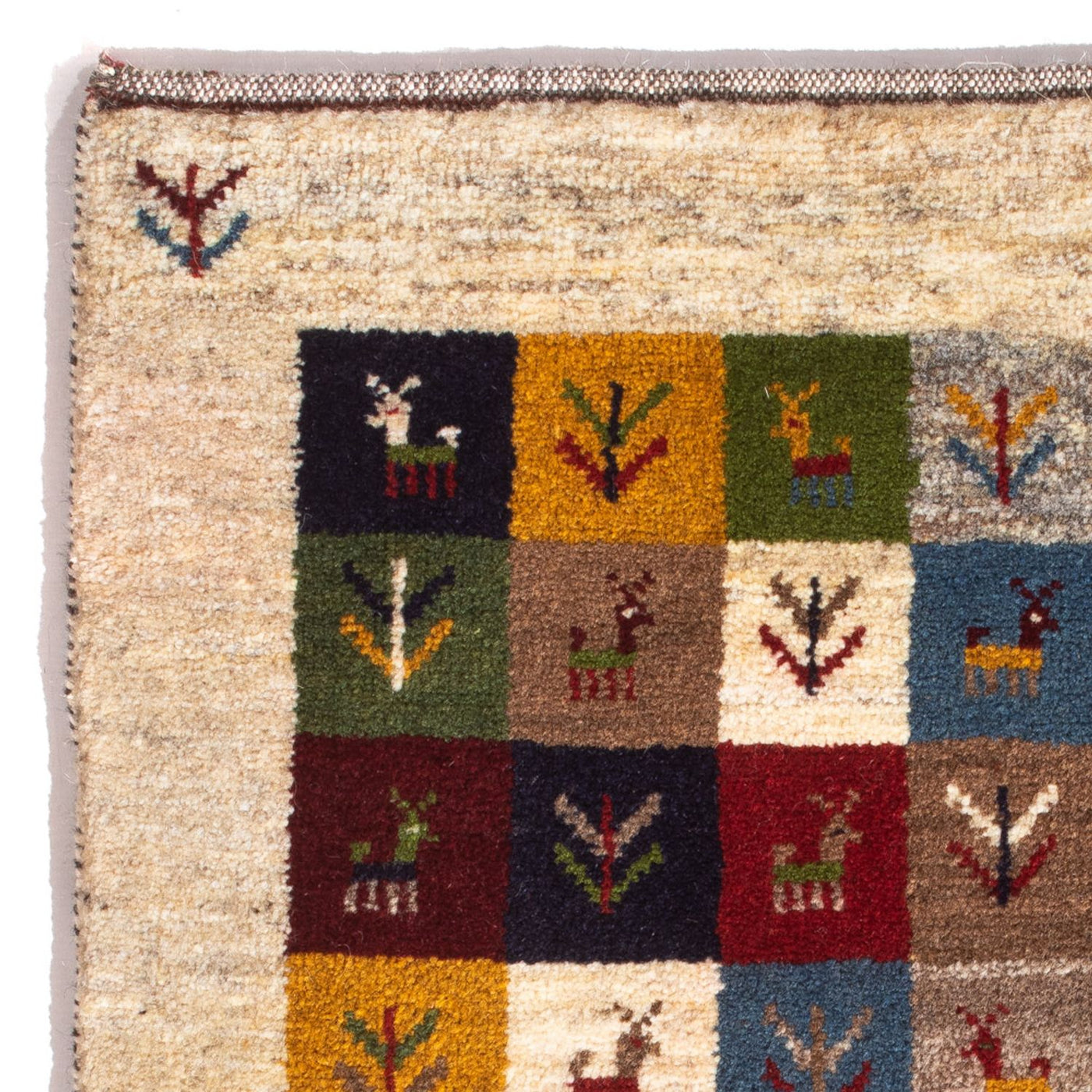 Gabbeh persiano Tappeto 90x62cm - Perserteppich Wollteppich