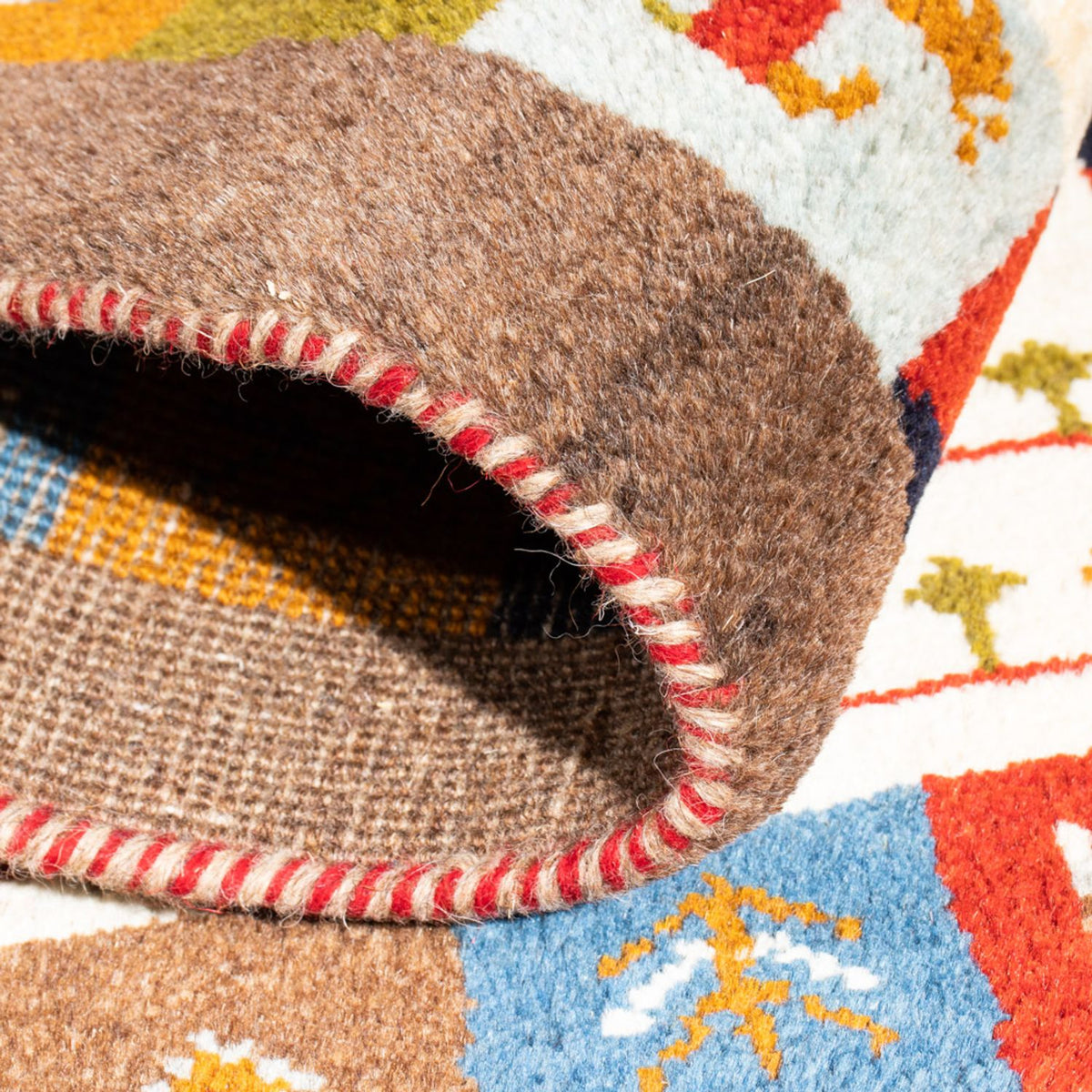 Tappeto Gabbeh - Persero - 88 x 61 cm - multicolore