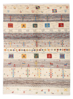Tappeto Gabbeh - Persero - 187 x 148 cm - naturale