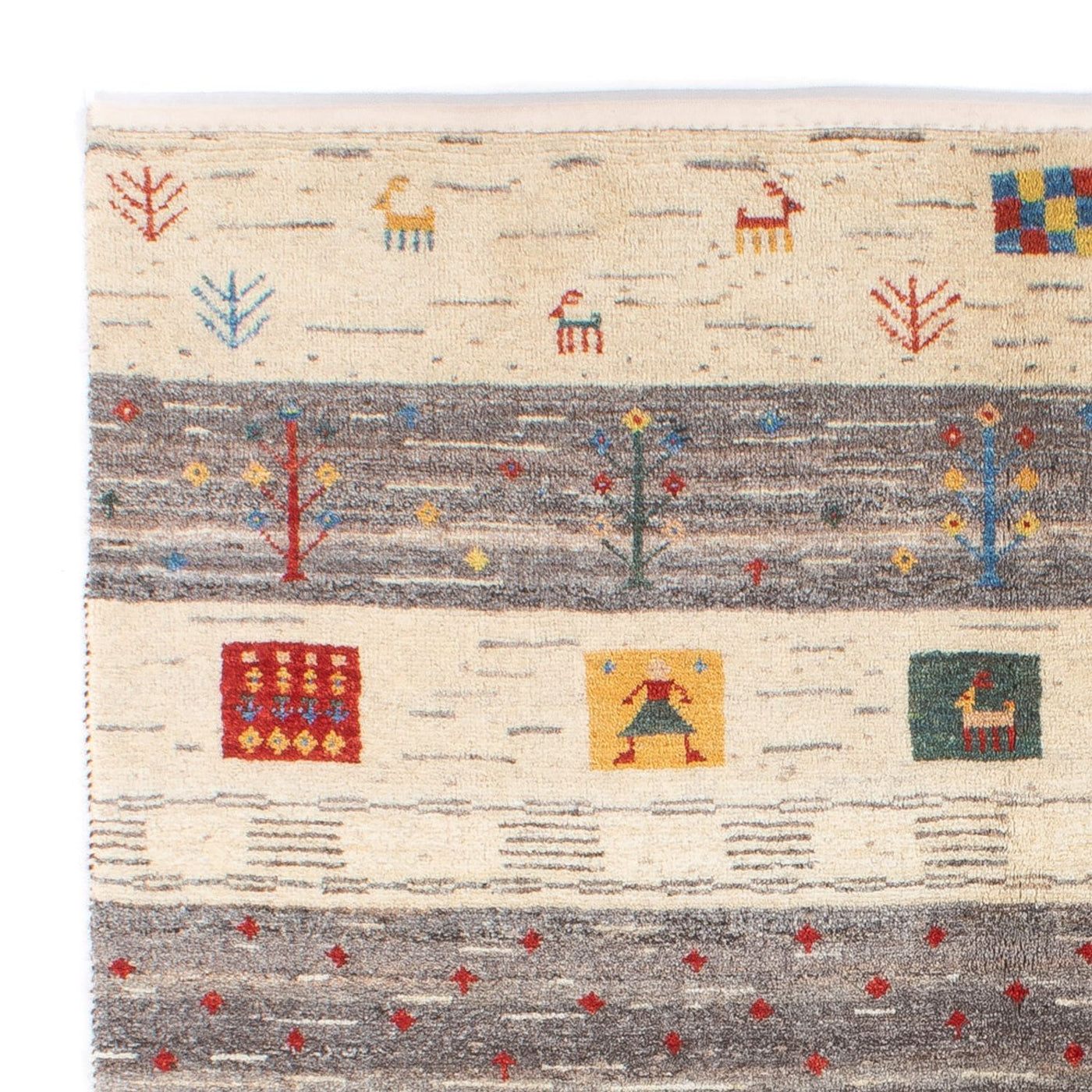 Gabbeh persiano Tappeto 187x148cm - Perserteppich Wollteppich