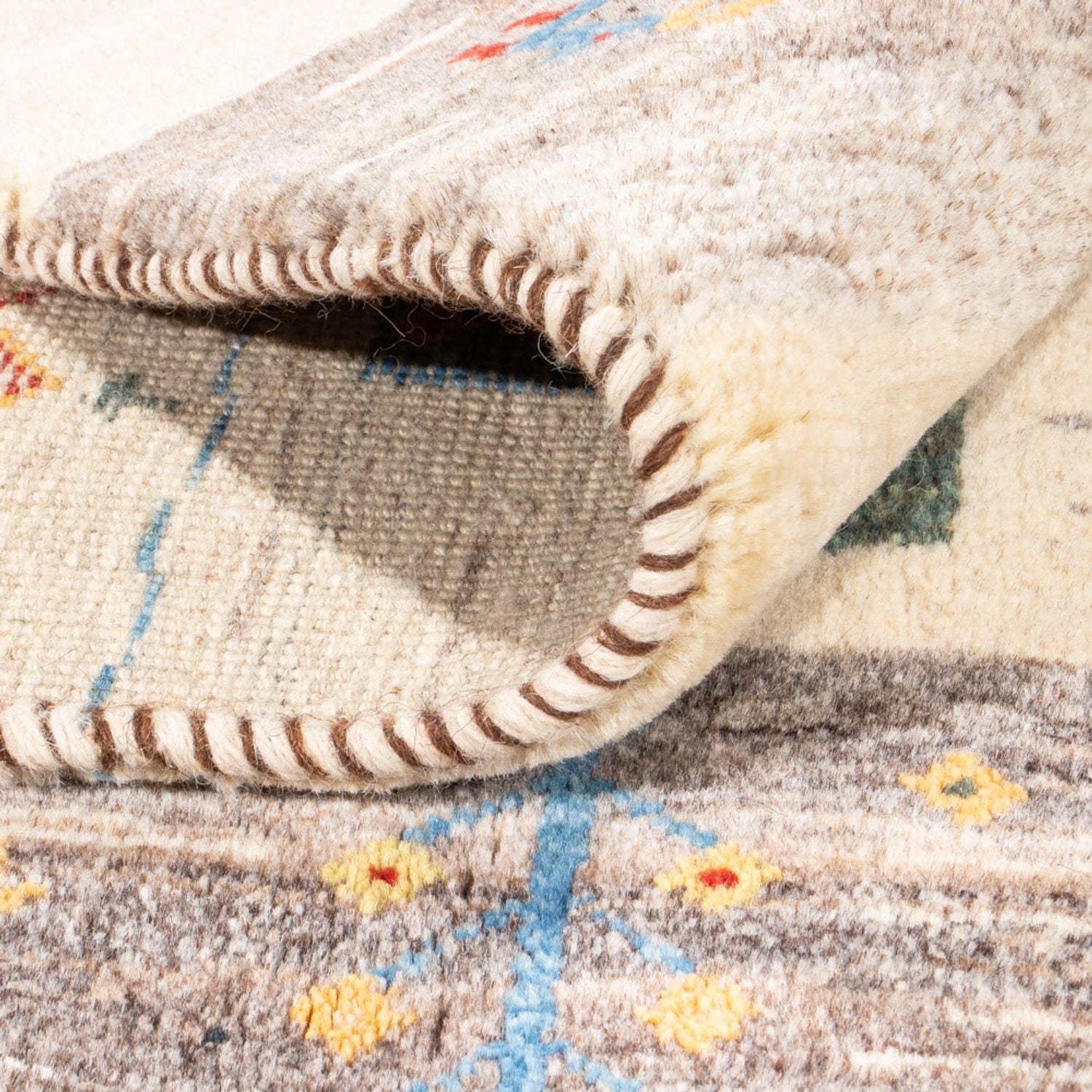 Tappeto Gabbeh - Persero - 187 x 148 cm - naturale