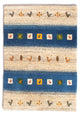 Gabbeh persiano Tappeto 85x123cm - Perserteppich Wollteppich