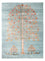 Tappeto di design - 253 x 184 cm - turchese