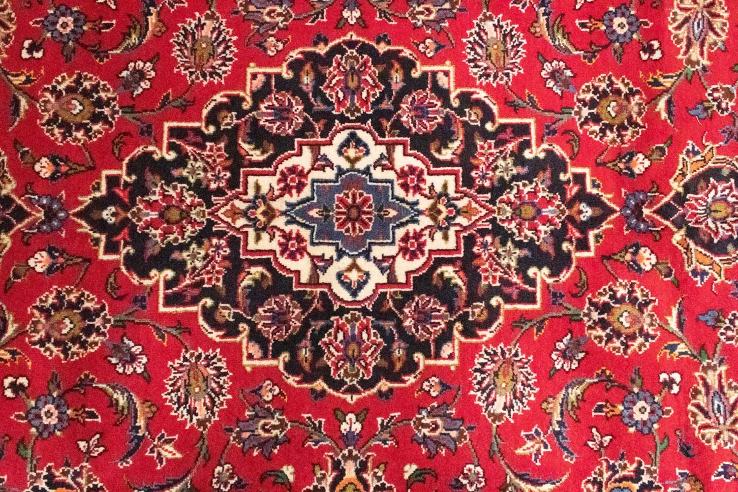Tappeto Persero - Keshan - 303 x 202 cm - rosso