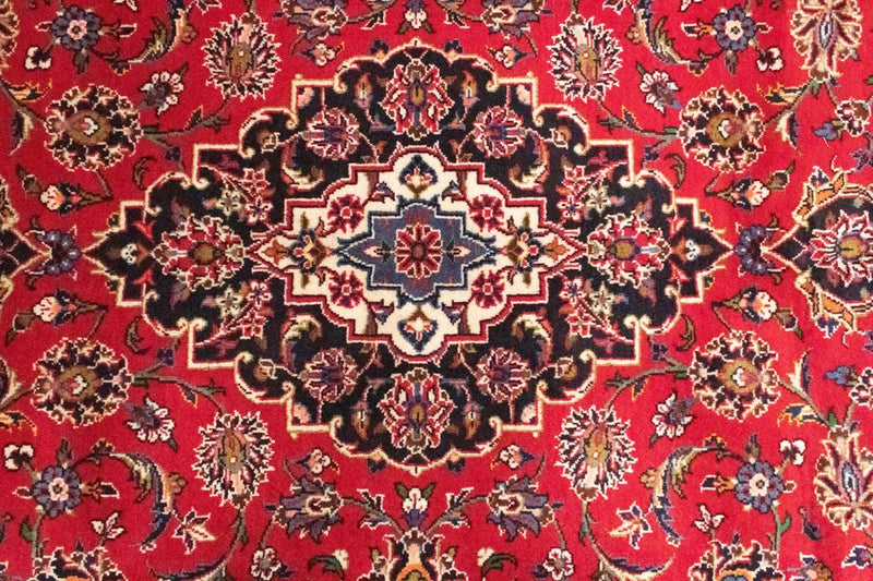 Tappeto Persero - Keshan - 303 x 202 cm - rosso