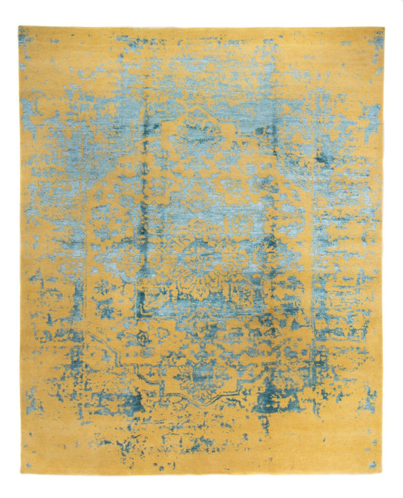 Tappeto di design - 305 x 251 cm - turchese