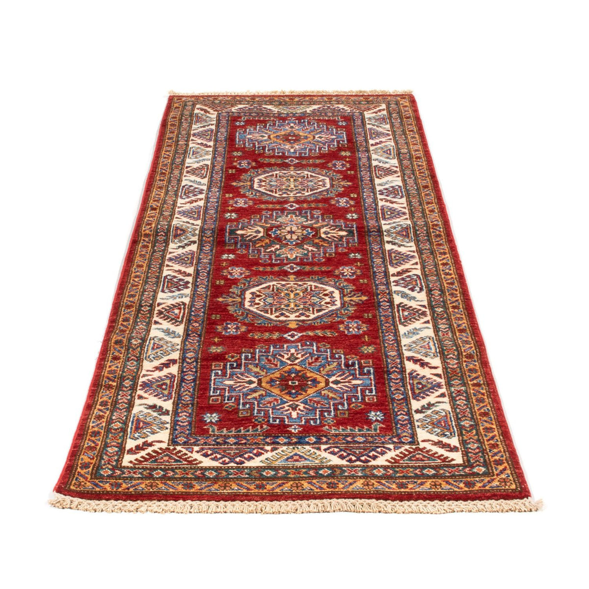Tappeto corsia Tappeto Ziegler - Kazak - 203 x 81 cm - rosso