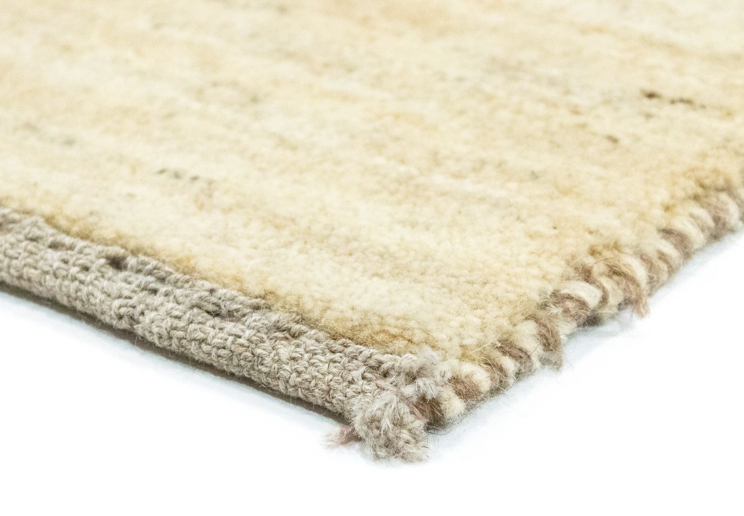 Tappeto corsia Tappeto Gabbeh - Persero - 293 x 82 cm - beige